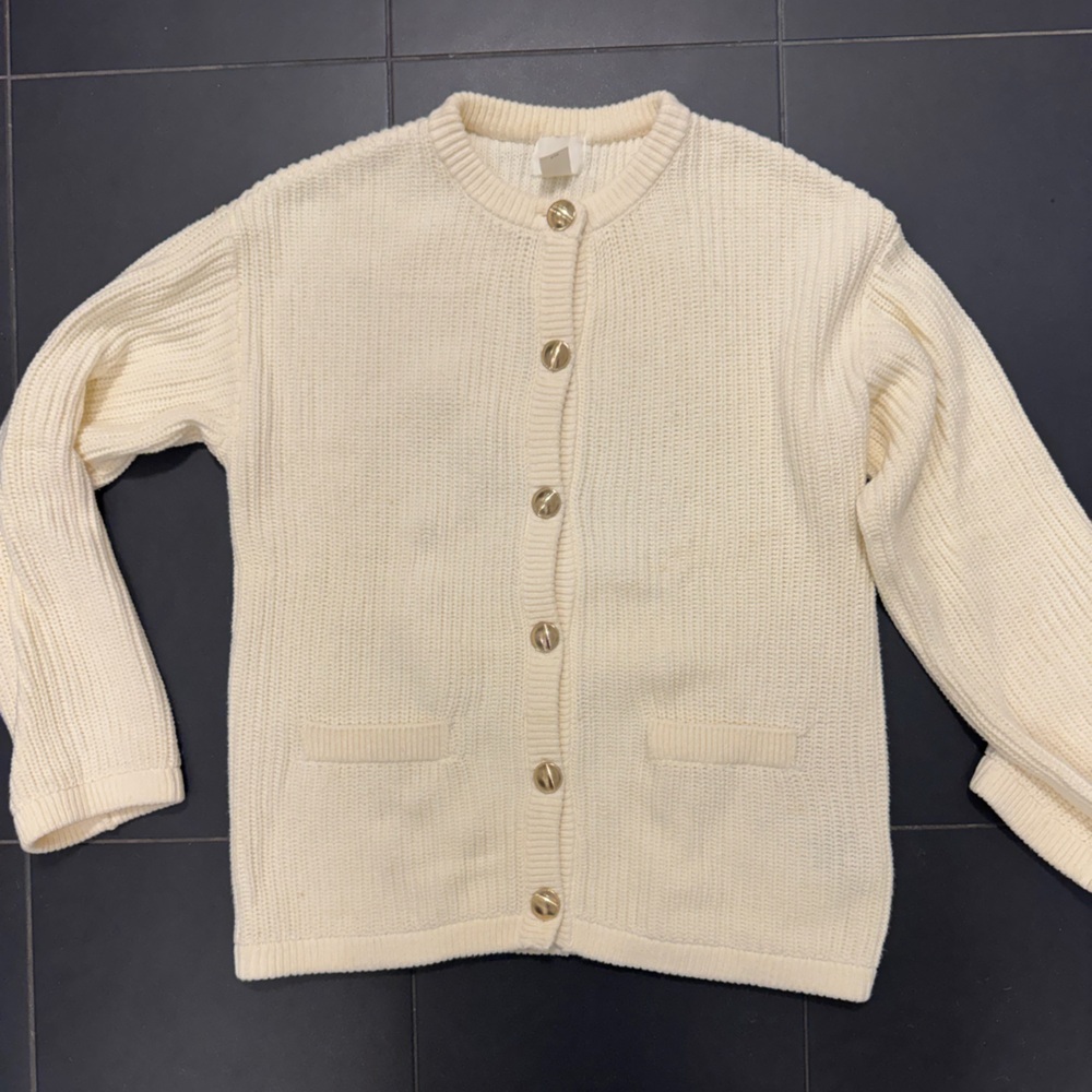 H&M Cream Women's Cardigan